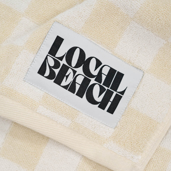 Checker Beach or Bath Towel