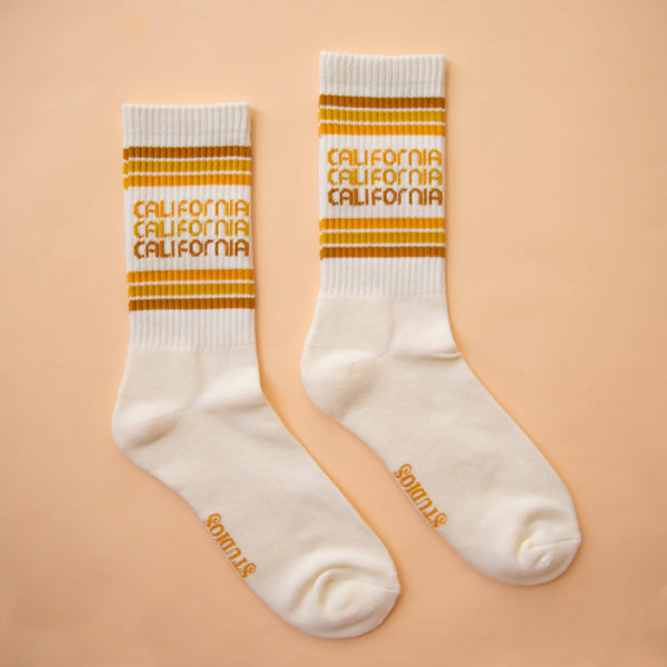 Crew Socks - California Striped