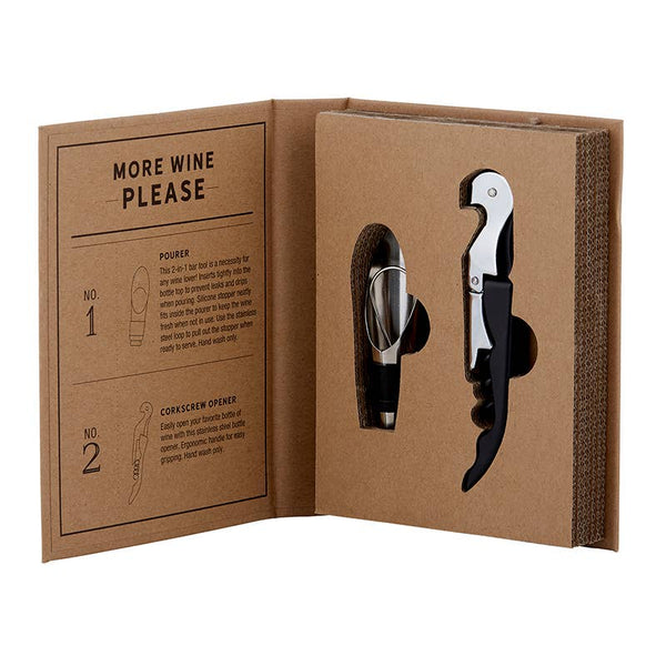 Book Gift Box - Wine Stopper