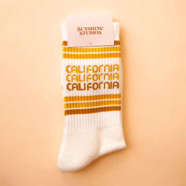 Crew Socks - California Striped