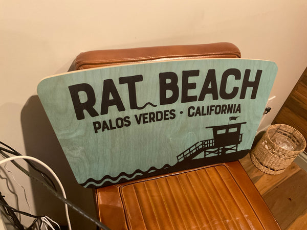 RAT Beach Wall Sign