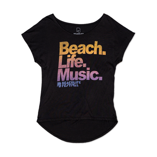 Black Women's Dolman Tee - 2024 Lineup