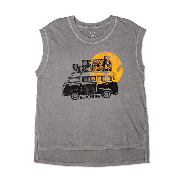 Grey Women's HiLo Van Tank