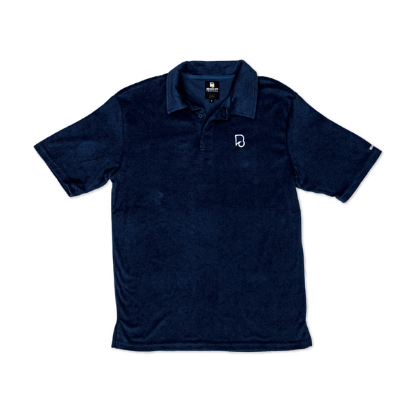 Navy Terrycloth Polo