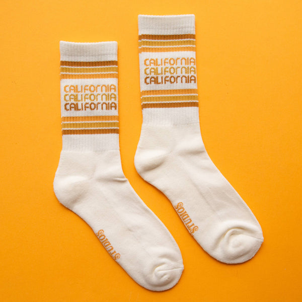 Crew Socks - California Striped