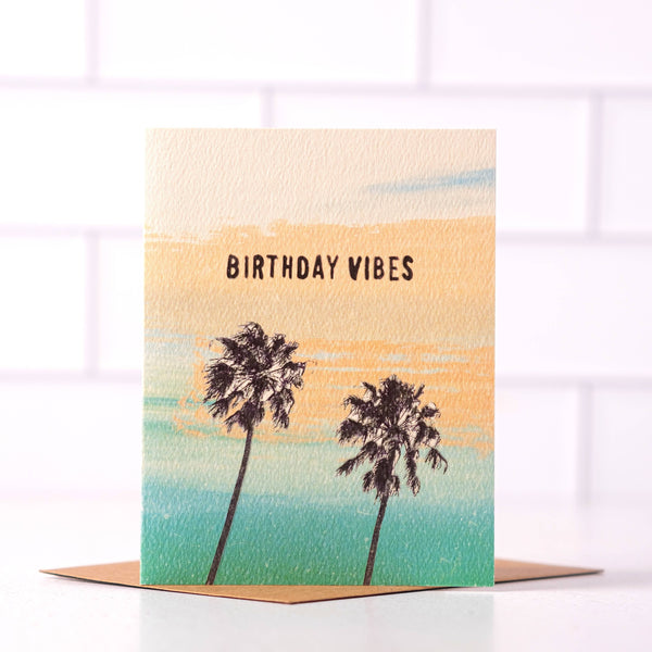 Birthday Vibes - Summer California Birthday Card