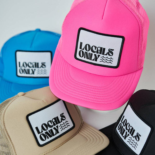 Locals Only Patch Trucker Hat