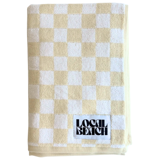 Checker Beach or Bath Towel