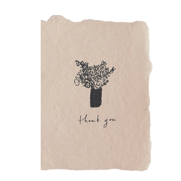 Thank You Rose Bouquet Card