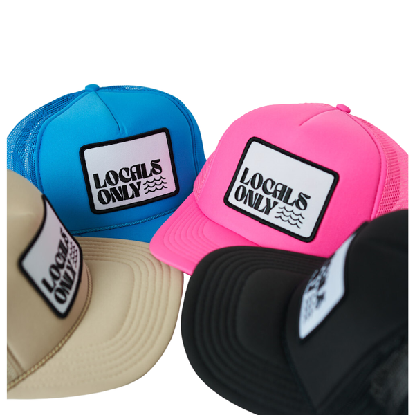 Locals Only Patch Trucker Hat